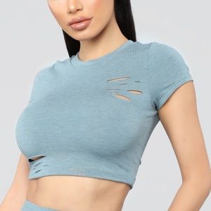 Fashion nova crop top NWT